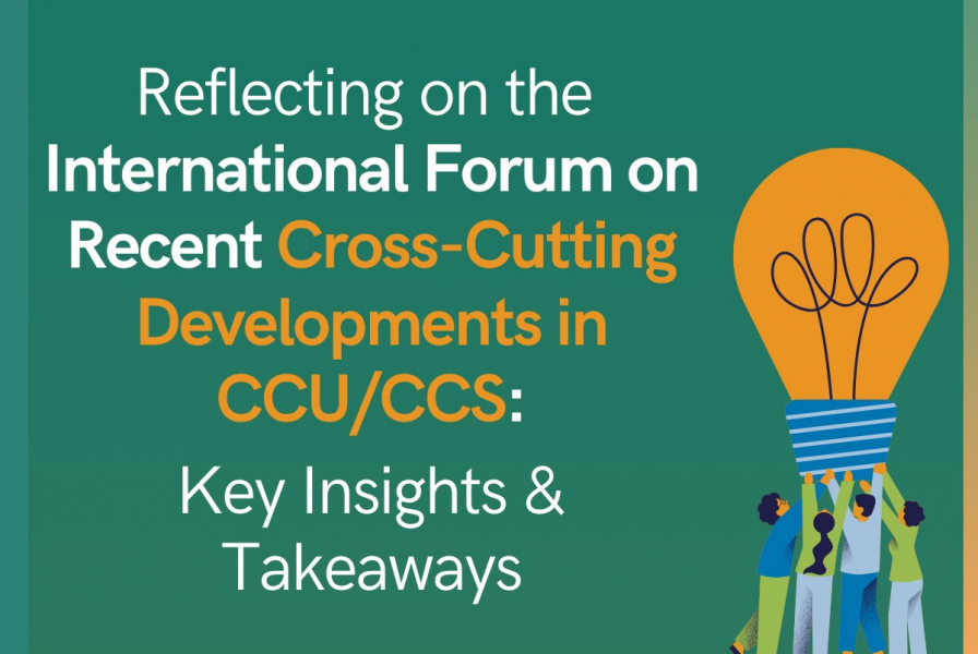 International Forum on Recent Cross-Cutting Developments in CCU/CCS